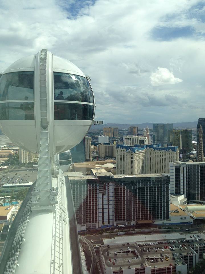 The High Roller: a view from above.