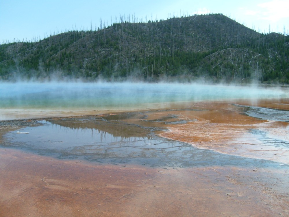 Yellowstone is covered with intriguing (but extremely dangerous) hot springs. 